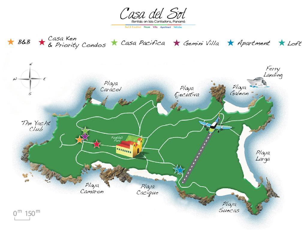 Casa Del Sol Bed And Breakfast Contadora Island Ngoại thất bức ảnh